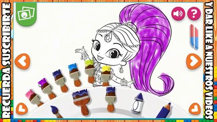 Shimmer and Shine en español, videojuego Shimmer and Shine en español, colorea Shimmer and Shine