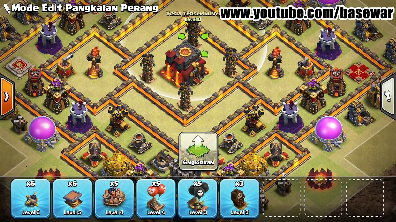TH10 WAR BASE ANTI 2 STARS | ANTI ALL TROOP | REPLAY PROOF | CLASH OF CLANS