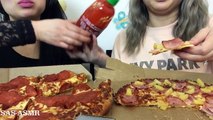 ASMR Dominos Pizza (EATING SOUNDS) | SAS-ASMR