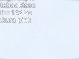 Luxburg Design Laptoptasche Notebooktasche Sleeve für 142 Zoll Motiv Sakura pink
