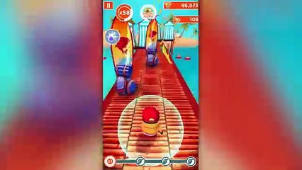 (LIFEGUARD)RED MINION!!! Despicable Me: Minion Rush (iPhone Gameplay)