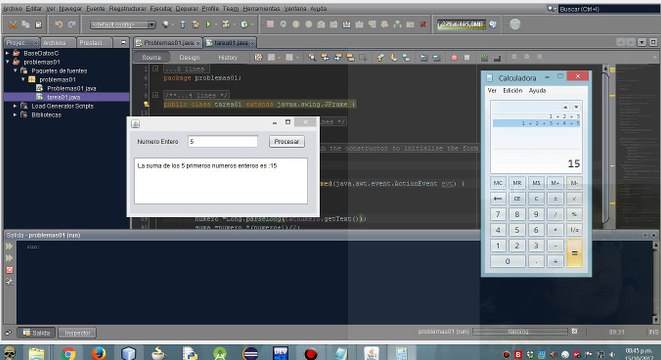 Haciendo 02 tareas en netbean