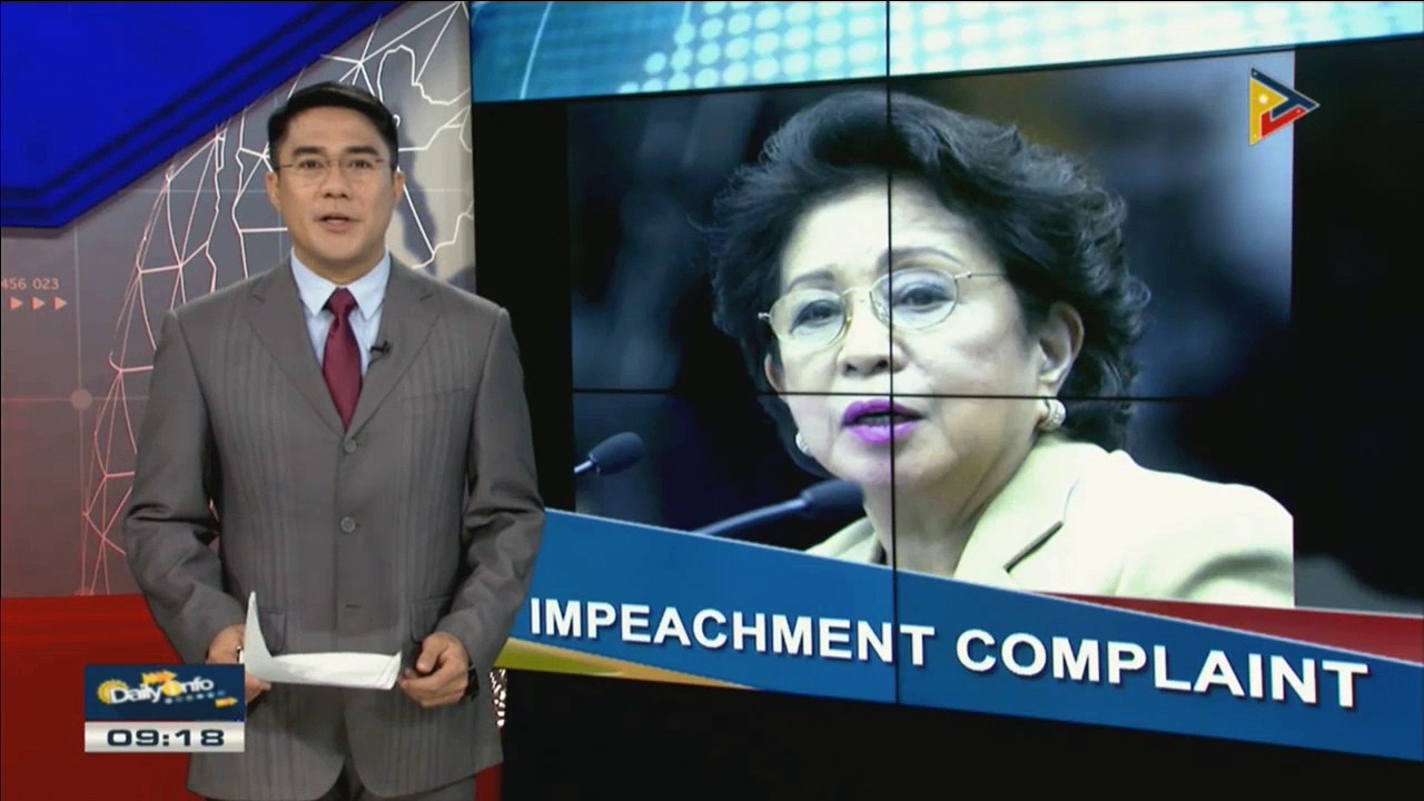 Impeachment complaint ng VACC vs Morales, nakahanda na