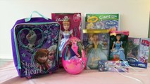 Frozen Fever Anna and Cinderella Surprise Eggs Frozen Fever Toy Frenzy Unboxing Toys