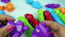Aprende el Alfabeto con Lagartos de colores | Snap & Learn Alphabet Alligators