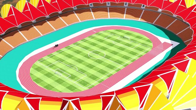 Animals Race - Elephant vs Giraffe Animal Running Race for Children _ Which is the fastest-5Jh6Pi1mCcs