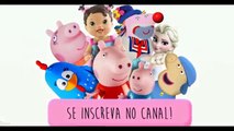 Peppa Pig George Pig e Jett Super Wings com Robô Pig Vs pikachu gigante robo