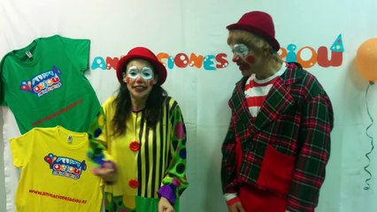 Show de payasos de circo para fiestas infantiles, chistosos