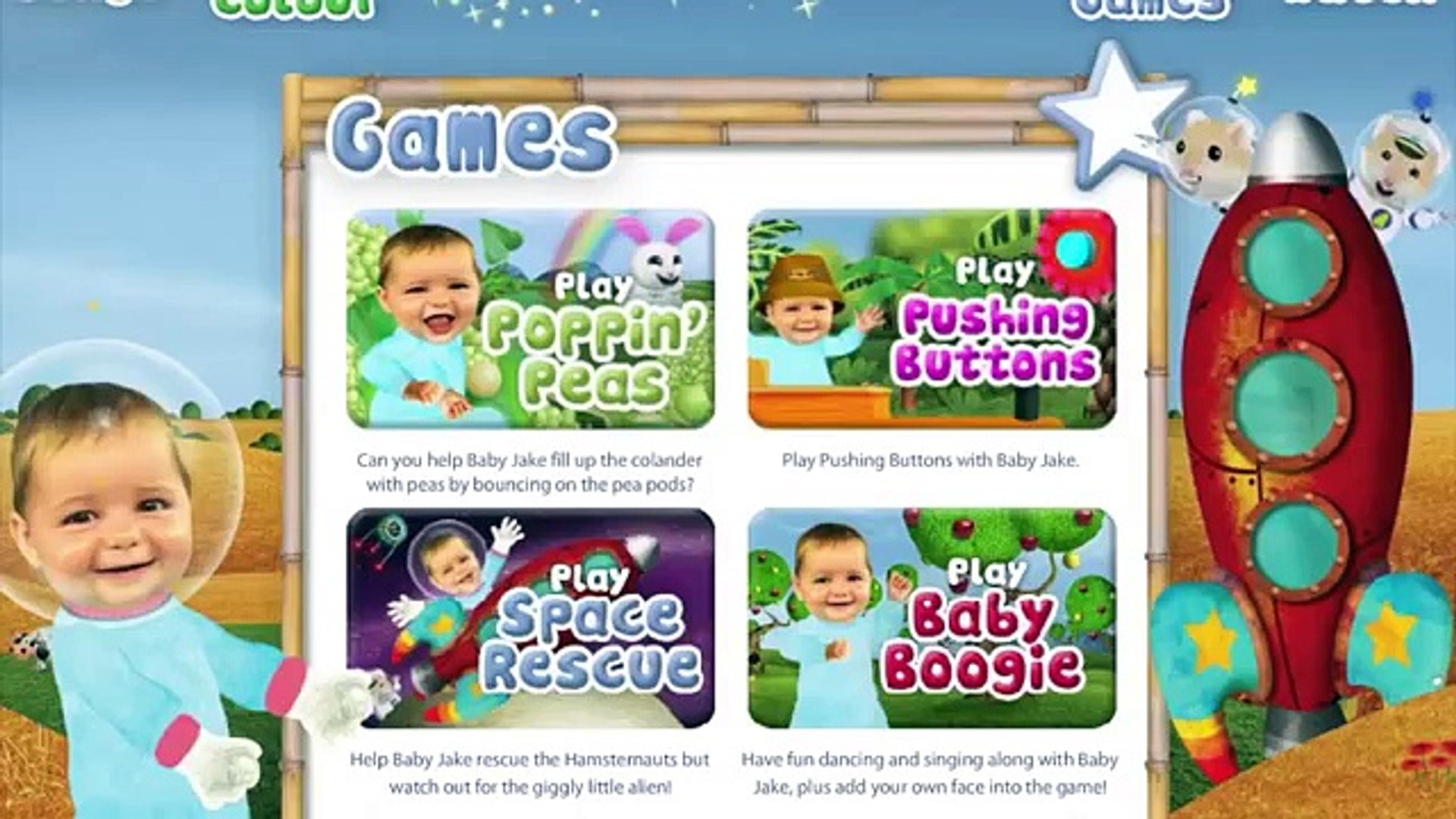 Playing Baby Jake Cbeebies | Baby Boogie & Space Rescue Game ...