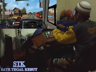 SUPIR GILA : Bus ALS Padang - Bukit Tinggi. Nyruduk Motor ditinggal Kabur