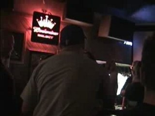 Bubba the love sponge chops Luke Hadley in the chest