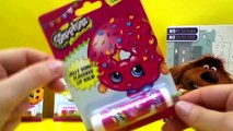 GIDGET Taste-Tests 3 SHOPKINS Lip Balms   Secret Life of Pets Gummies!