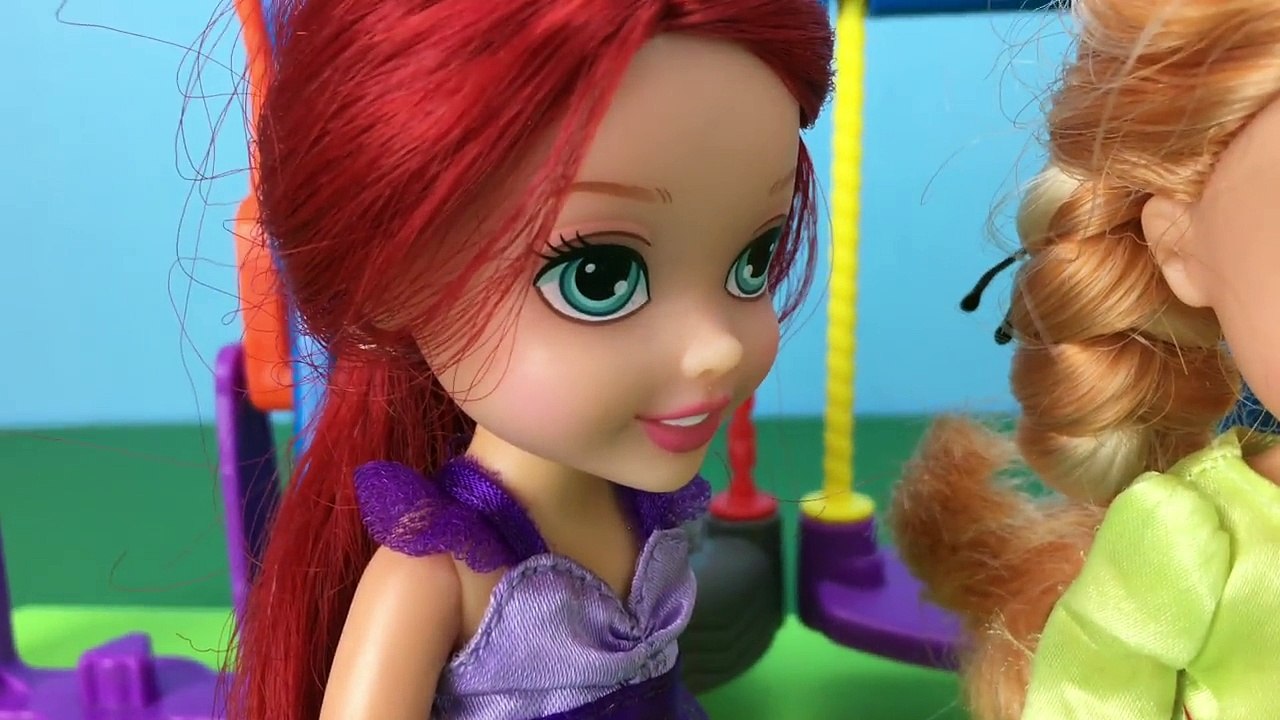 Frozen Elsa Toddler Inside the Phone! With Frozen Anna and Ariel, Maleficent, Queen Elsa and Mor