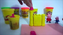 Castelo de Massinha Play-Doh para Peppa e George!! Castle and Rocket Play-Doh!! Castelo da Criança