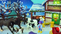 Schleich Horses Christmas Horse Club Advent Calendar   Playmobil Surprise Blind Bag Toys Day 9