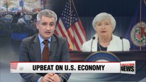 Fed Chair Yellen upbeat on economy and inflation expectations