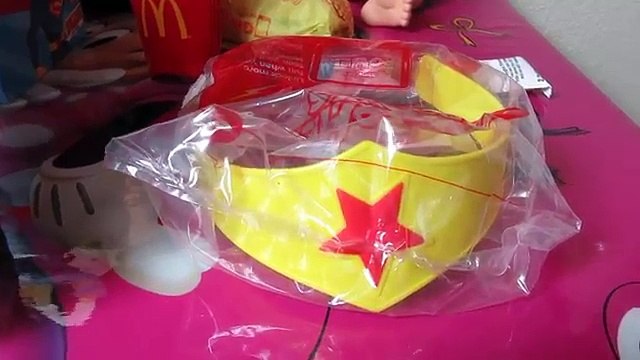 Baby Alive Real Surprises Doll Kara + Sophie get McDonalds Happy Meals + NO WONDER WOMAN Toy Inside?