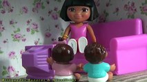 Gêmeos Twins dão banho na Dora a Aventureira. Episódio Completo Dora Aventureira em Português