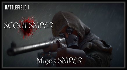 battlefield 1 M1903 sniper rifle gameplay
