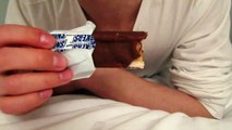 ASMR Eating: Snickers Ice Cream Bar (Crinkling, Breathing, Mouth Sounds, Close-Up Whisper)