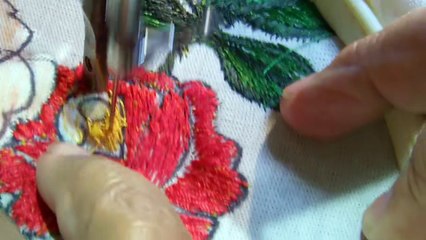 Bordado del rosal |Creaciones y manualidades angeles