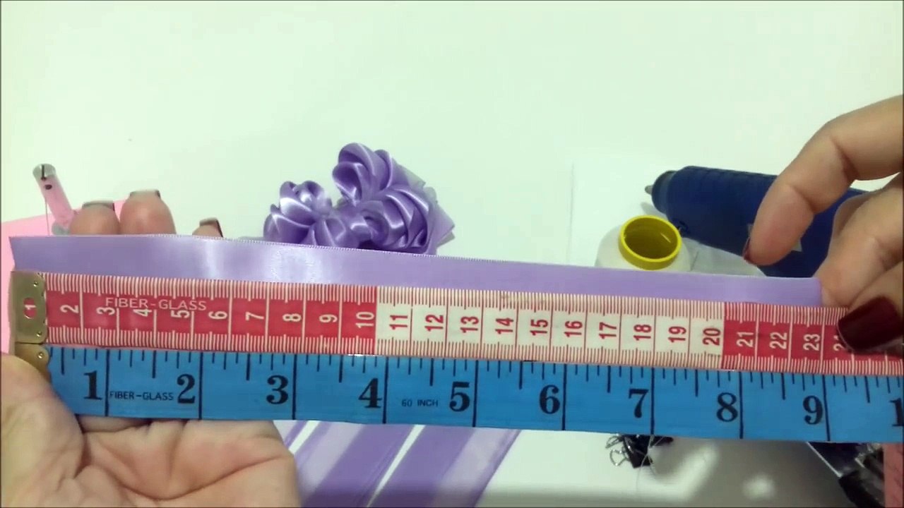 Como fazer laço mil faces triplo Diy ,Pap ,Tutorial By Iris Lima How To Make a Hair Bow