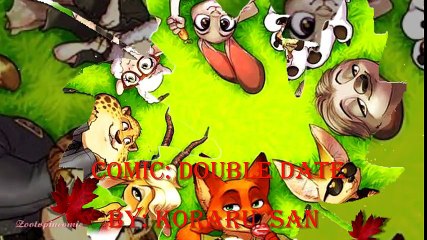 Zootopia Comic   Nick x Judy   Double date part 1