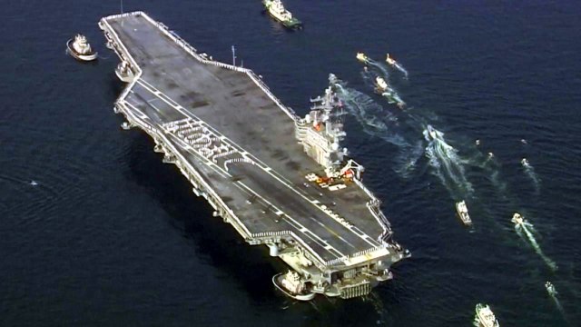 美 핵항모 참가 한미 훈련... NLL 이남에서 훈련 / YTN