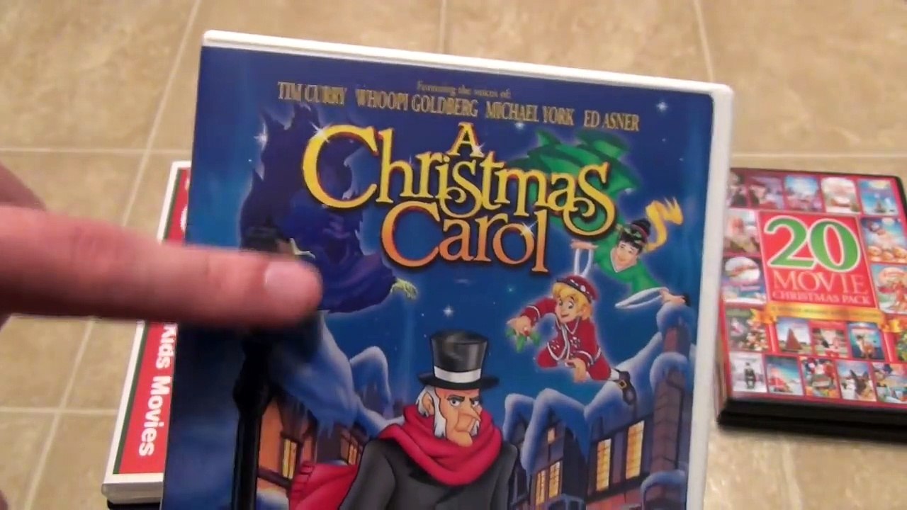 My Collection of A Christmas Carol Blu-Ray and DVDs