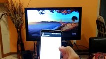 LG G3 using CHROMECAST WIRELESS TV STREAMING IN HD