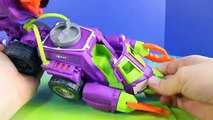 Imaginext Joker & Harley Quinn Battle Vehicle Captures Cyborg From Batcave