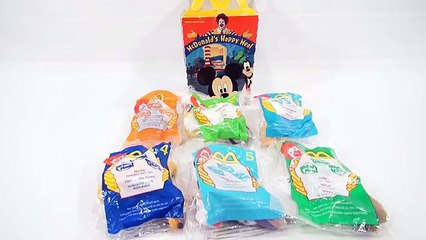 Disneys House Of Mouse 2001 Set, McDonalds Retro Happy Meal Toy Series