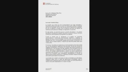 Puigdemont pide reunión a Rajoy y ofrece un plazo de dos meses para dialogar