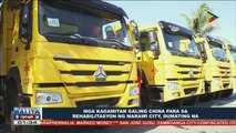 Mga kagamitan galing China para sa rehabilitasyon ng Marawi City, dumating na