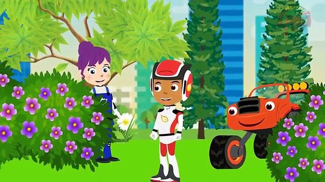 Paw Patrol Vs Blaze Car The Monster Machines AJ Driving Car Speed Too! Blaze Monster Truck Cartoon
