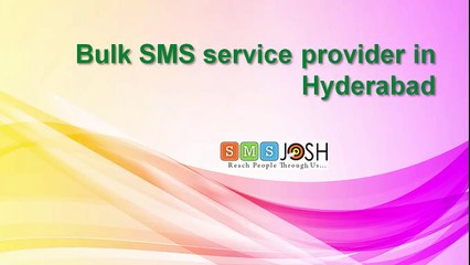 Online bulk SMS providers  best bulk SMS service providers in India Hyderabad