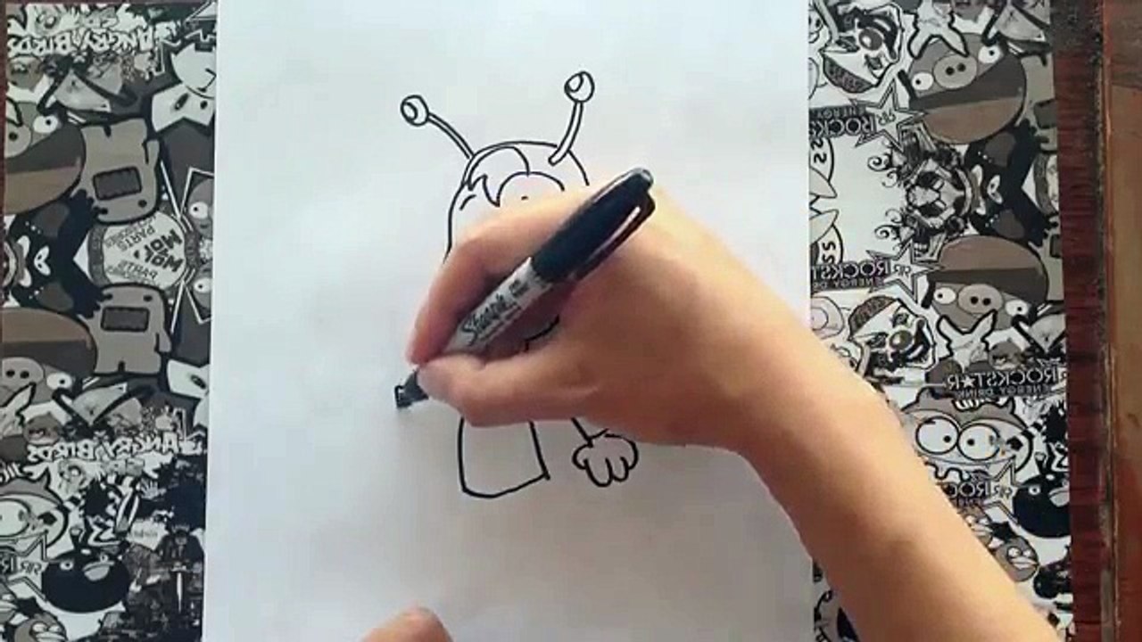 Como dibujar al chapulín colorado paso a paso