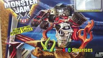 Hot Wheels Monster Jam Pirate Takedown Playset Disney Cars Gold Surprise Toy Egg Tsum Tsum Treasure