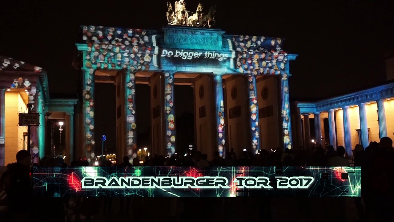 Berlin leuchtet 2017 am Brandenburger Tor
