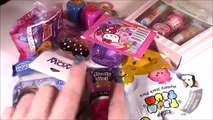 Rainbow Hearts Makeup Bag Surprise! Disney Frozen Beauty SHOPKINS Lip Balm! Sweet Lip Glosses!