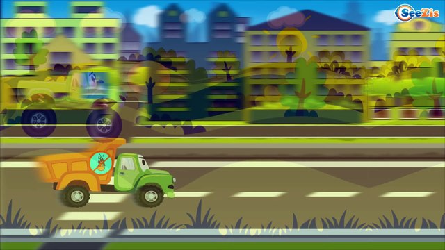 Пожарная машина и Полицейская машина в Городе | Мультики про машинки | Мультфильм