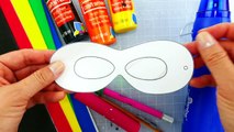 DIY Miraculous Ladybug Dress-up Masks for Ladybug Cat Noir Season 2 Volpina Queen Bee Tutorial