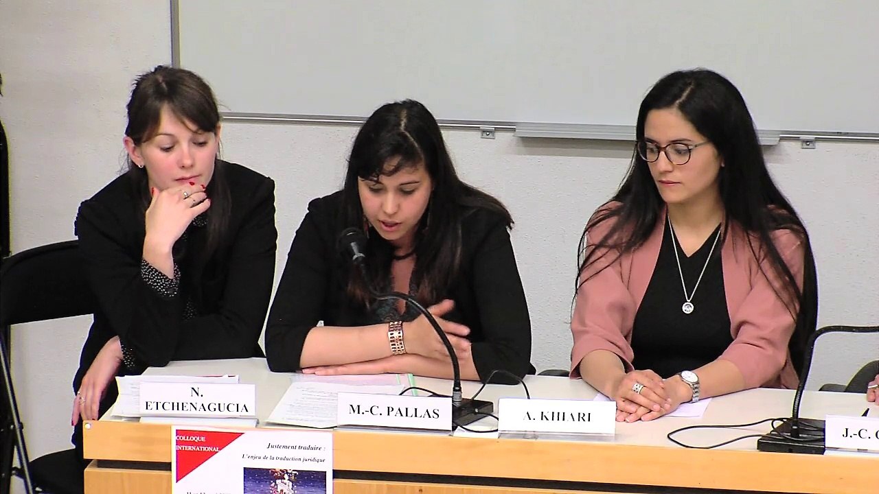 CTHDIP-IRDEIC-IFR_Justement traduire_18_"L’épreuve de la traduction en période doctorale", Noémie Etchenagucia, Marie-Céline Pallas et Aya Khiari, doctorantes, Université Toulouse 1 Capitole