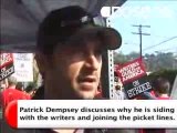 Patrick Dempsey on Picket Lines Strike