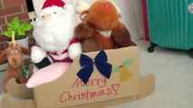 Christmas DIY how to make Sleigh with Cardboard box ダンボールのソリ作り方