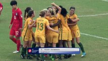 0-1 Ramy Siemsen Goal AFC  Women U19 Championship  Group B - 16.10.2017 South Korea (W) U19 0-1...