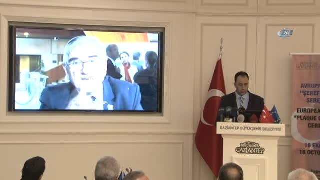 Avrupa Konseyi Parlamenterler Meclisinden Fatma Şahin'e Şeref Plaketi