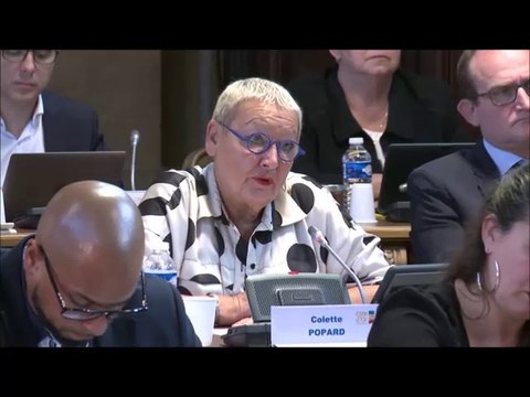 Colette POPARD. Discussion générale. Session du 16 octobre 2017.