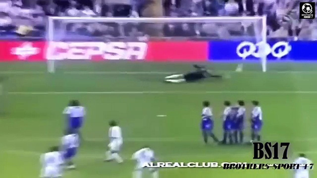 Tendangan Geledek Roberto Carlos - Gol Terbaik Roberto Carlos