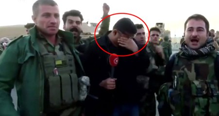 Kerkük'te Geri Çekilen Peşmergeler Arasında Kriz Çıktı! Barzani'nin Muhabiri Ağladı